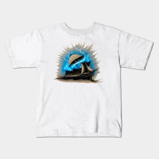 Storm in the ocean Kids T-Shirt